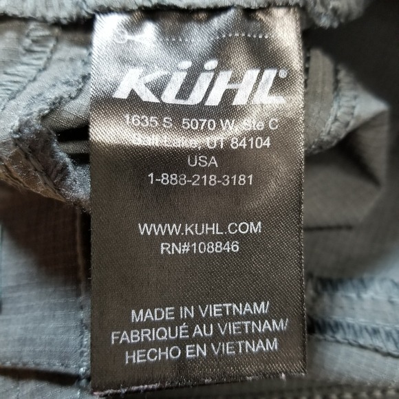 Kuhl Pants Women 8 Gray Horizn Skinny Stretch Performance Mid Rise Pockets UPF50 - Picture 11 of 12